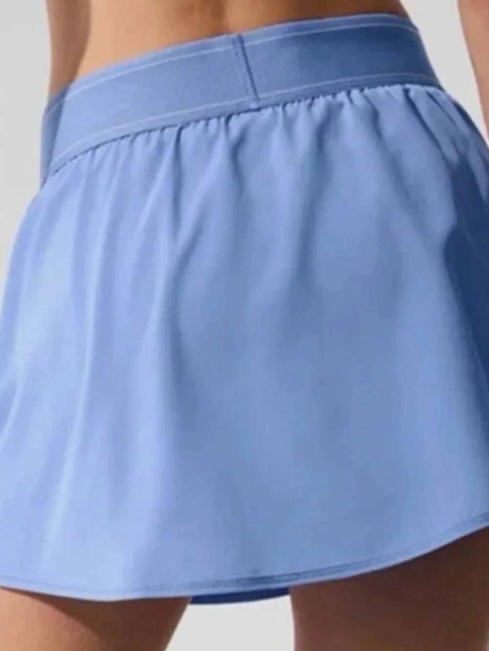 Light Blue ALO Match Point Skirt - discontinued color